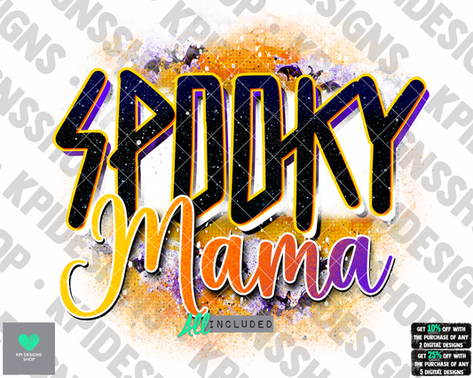 Spooky Mama - July2022 - PNG - Digital Design