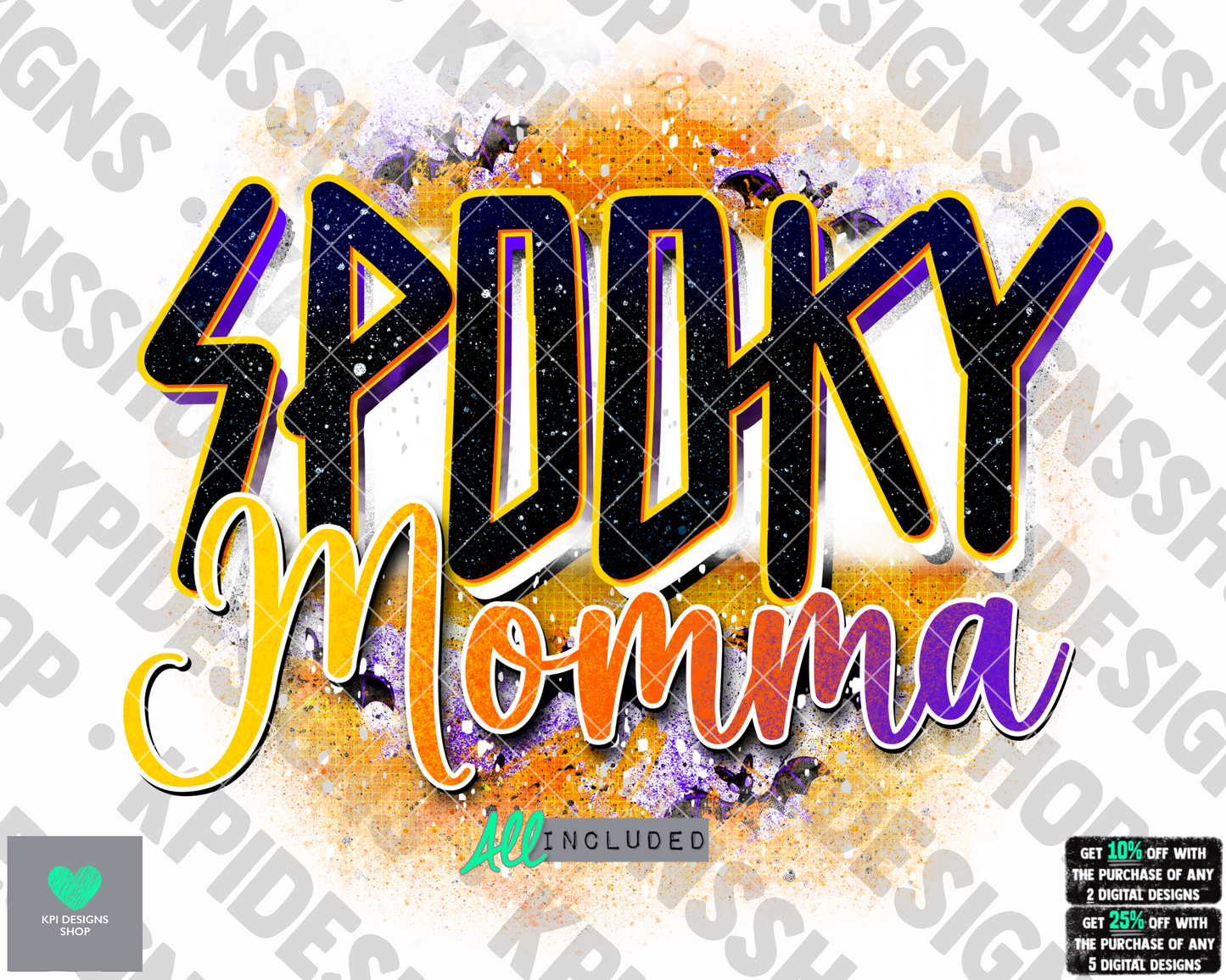 Spooky Momma - July2022 - PNG - Digital Design