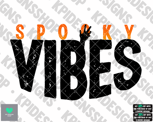 Spooky Vibes - Aug2022 - PNG - Digital Designs