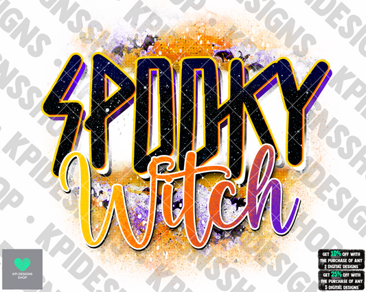 Spooky Witch - July2022 - PNG - Digital Design