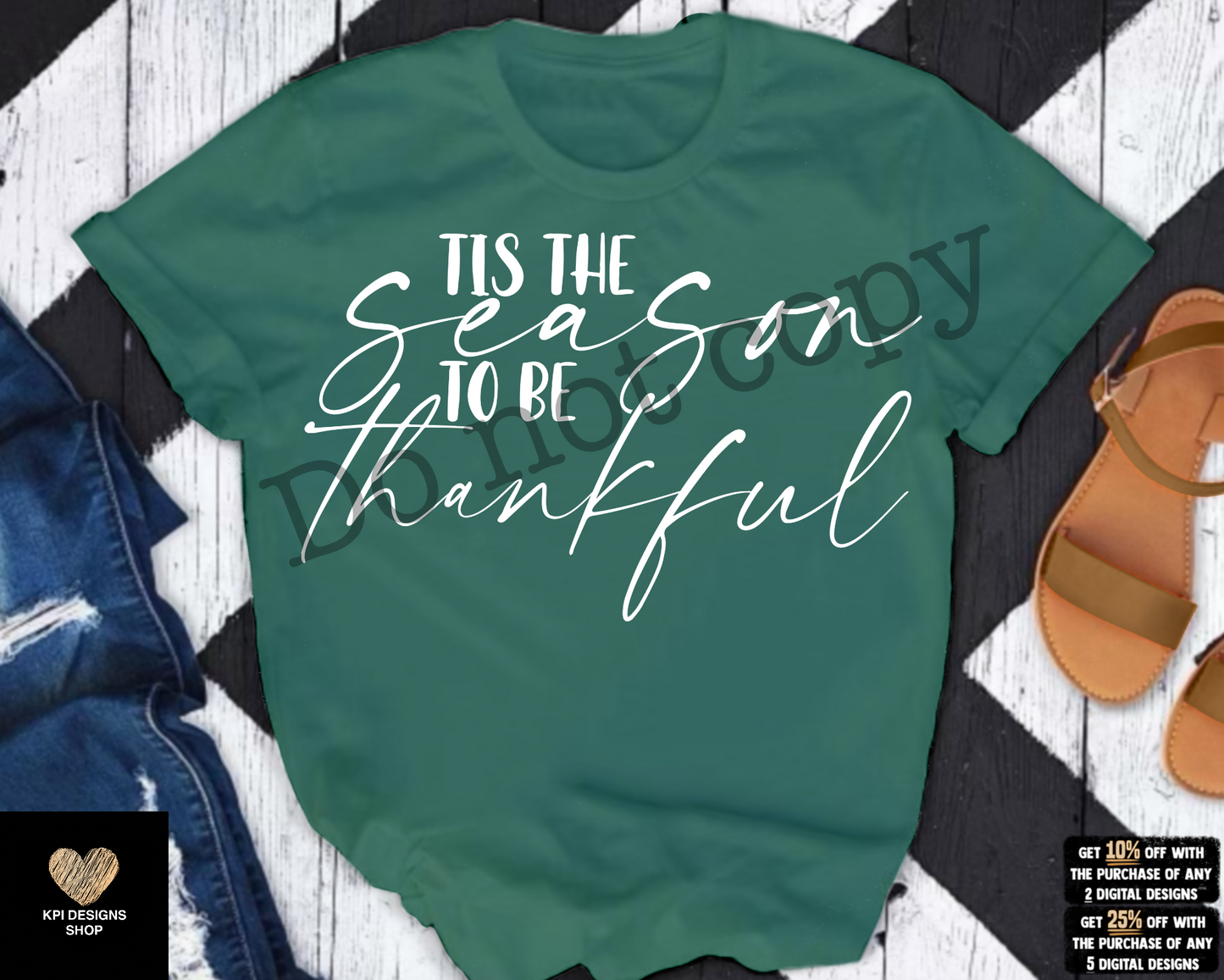 'Tis The Season to Be Thankful (6-pack) - Oct2022 - PNG - Digital Design