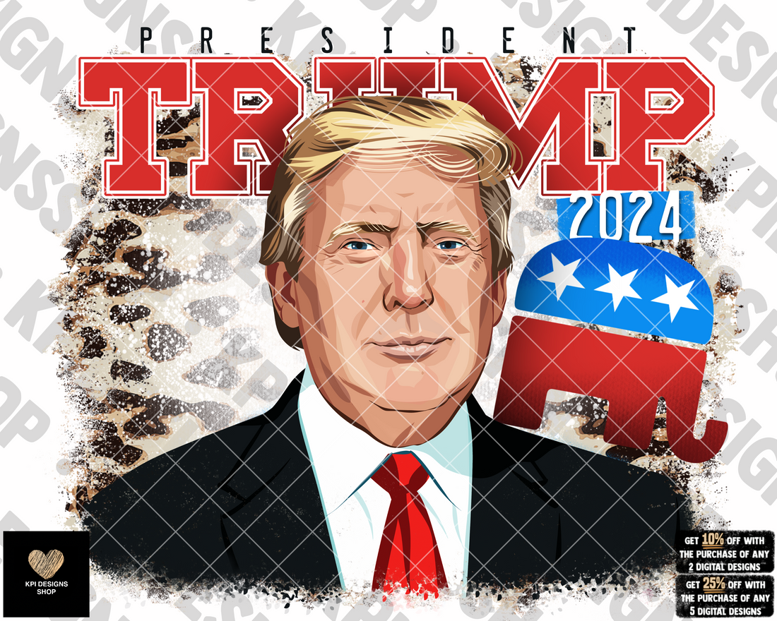 Trump 2024 (3-pack) - Nov2022 - PNG - Digital Design – KPI Designs Shop