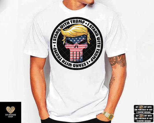 Trump - I Stand With Trump - Punisher (2-pack) - April2023 - PNG - Digital Design