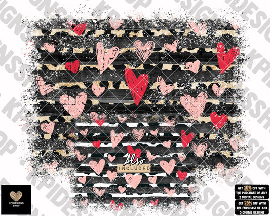 Sleeve: Valentine's Cow (2-pack) - Dec2022 - PNG - Digital Design