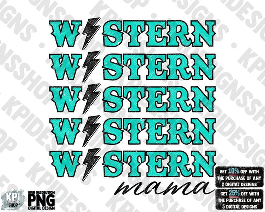 Western Mama - Country Music Concert - PNG - Digital Design
