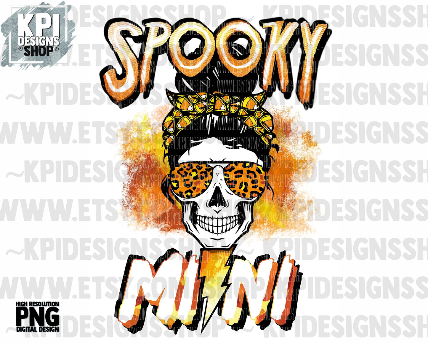 Spooky Mama & Mini Set - PNG - Digital Designs