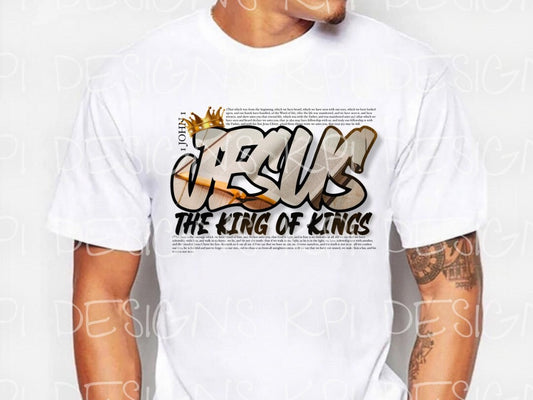 Jesus The King of Kings - PNG - Digital Design