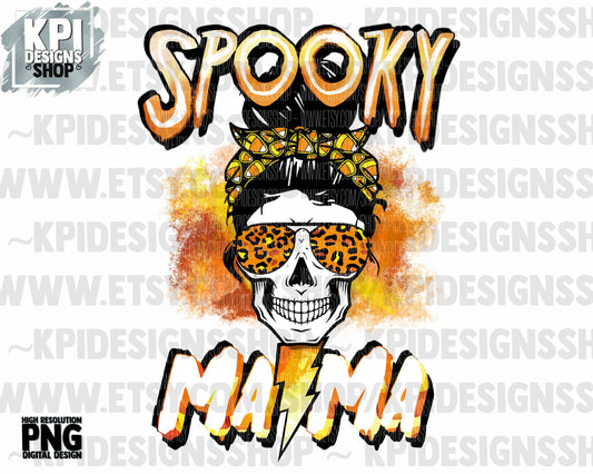 Spooky Mama & Mini Set - PNG - Digital Designs