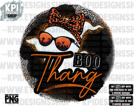 Boo Thang - Halloween Vibes - Spooky Mama - PNG -  Digital Design