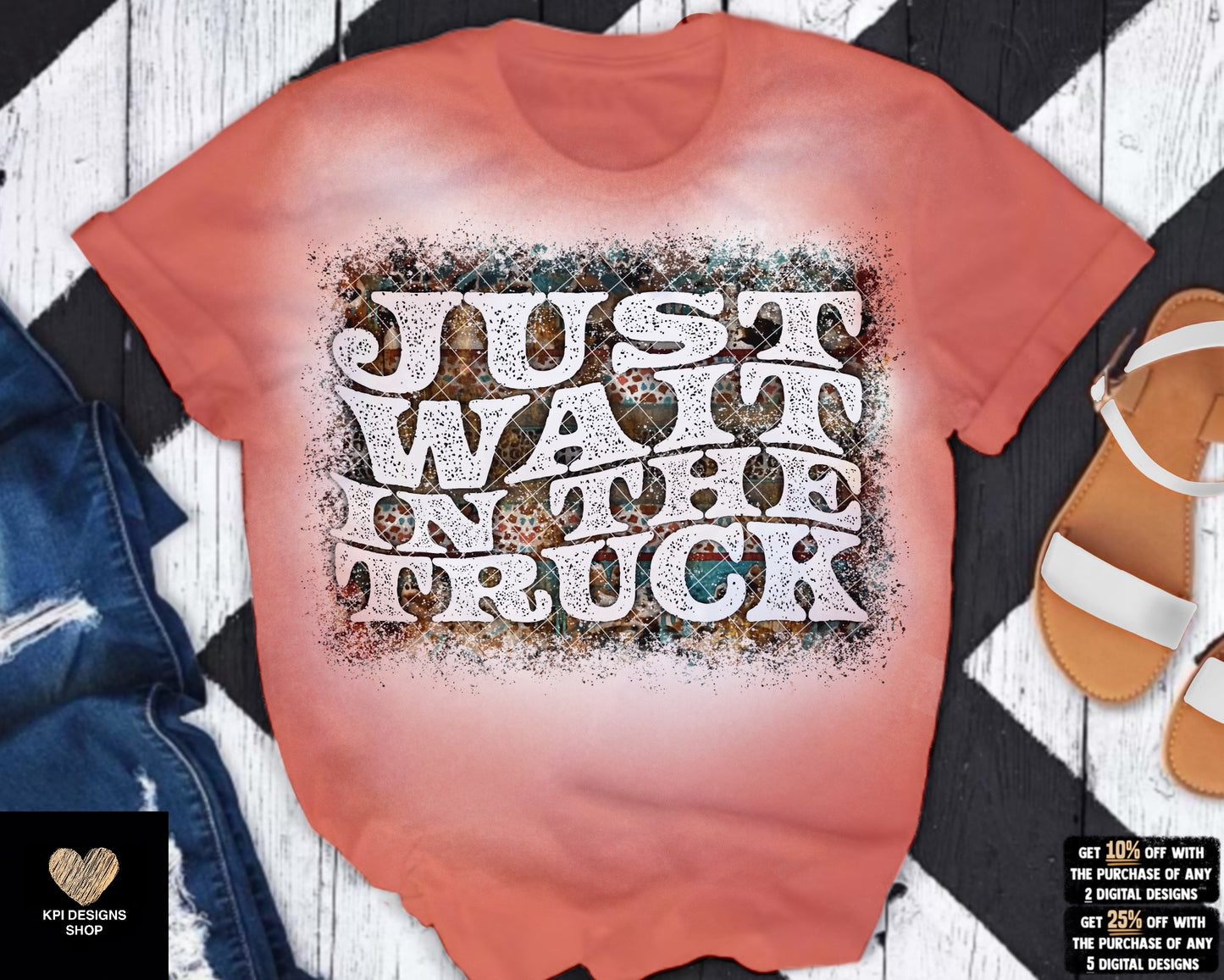 Just Wait In The Truck (4-pack) - Mar2023 - PNG - Digital Design