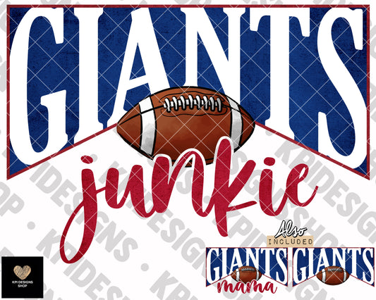 Giants Junkie & Mama  (3-pack) - Jan2023 - PNG - Digital Design