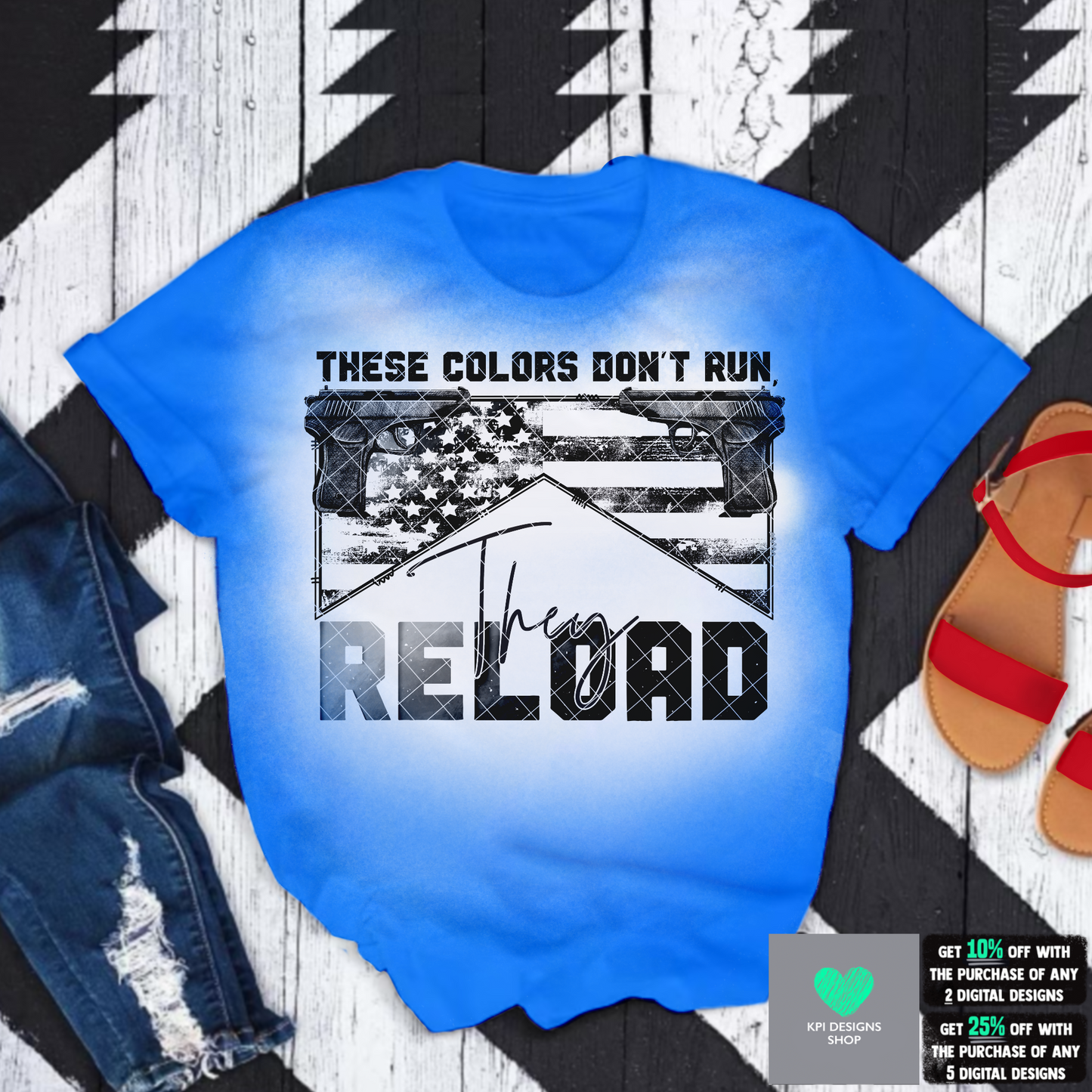 These Colors Don’t Run, They Reload (5-pack) - June2022 - PNG - Digital Design