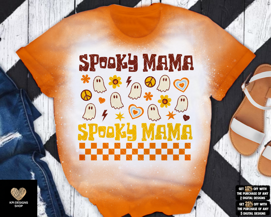 Spooky Mama Retro Ghosts - Sept2022 - PNG - Digital Design