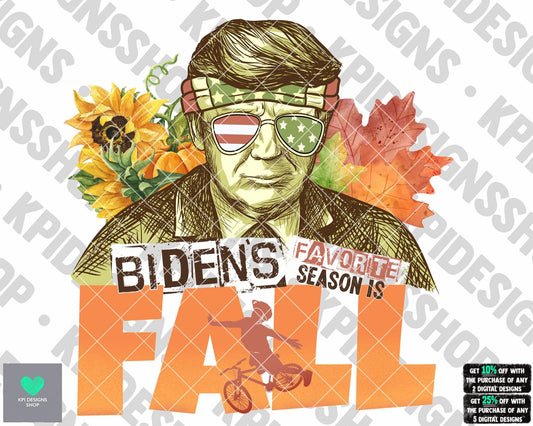 Biden’s Favorite Season Is Fall - Aug2022 - Digital Design - PNG