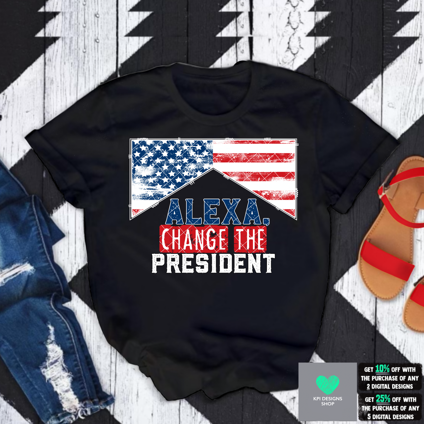 Alexa, Change the President (3-pack) - July2022 - PNG -Digital Design