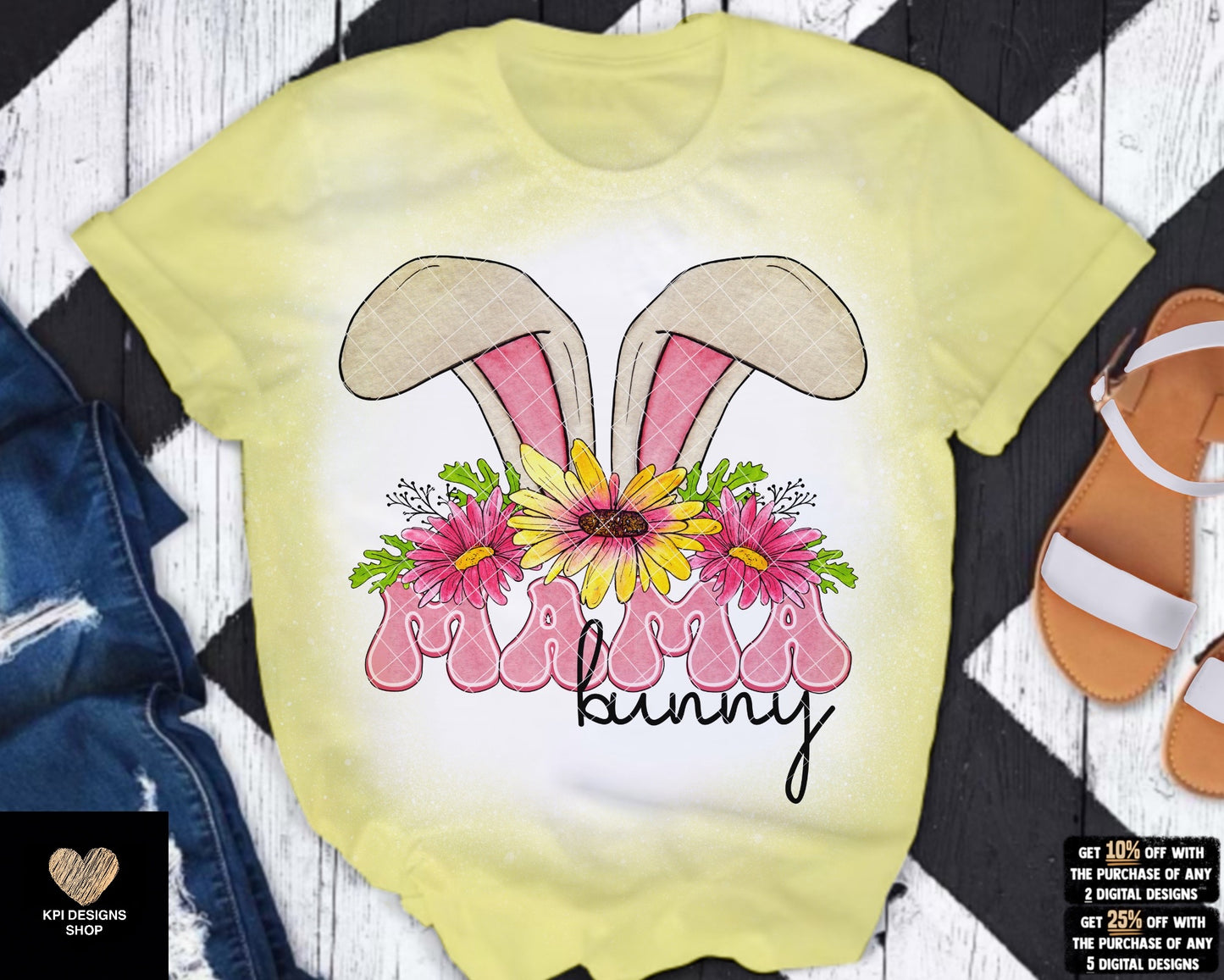 Mama Bunny (2-pack) - Mar2023 - PNG - Digital Design