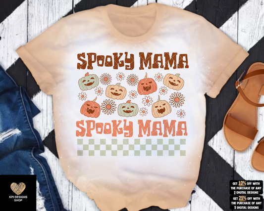 Spooky Mama Retro Pumpkins - Sept2022 - PNG - Digital Design