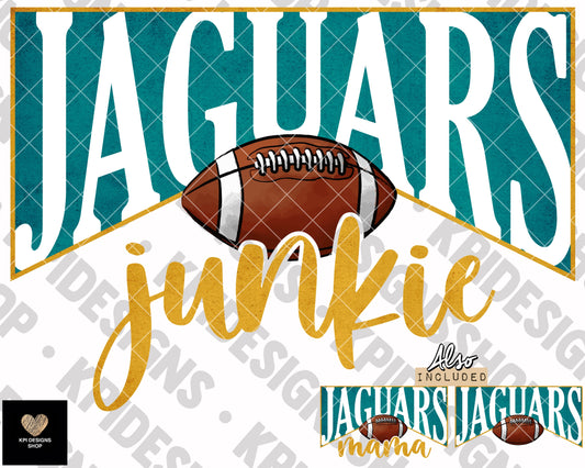 Jaguars Junkie & Mama  (3-pack) - Jan2023 - PNG - Digital Design