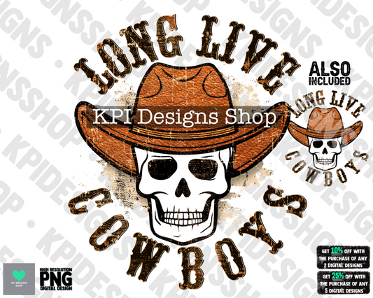 Long Live Cowboys (2-pack) - Mar2022 - PNG - Digital Design