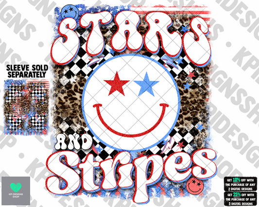 Stars & Stripes - June2022 - PNG - Digital Design